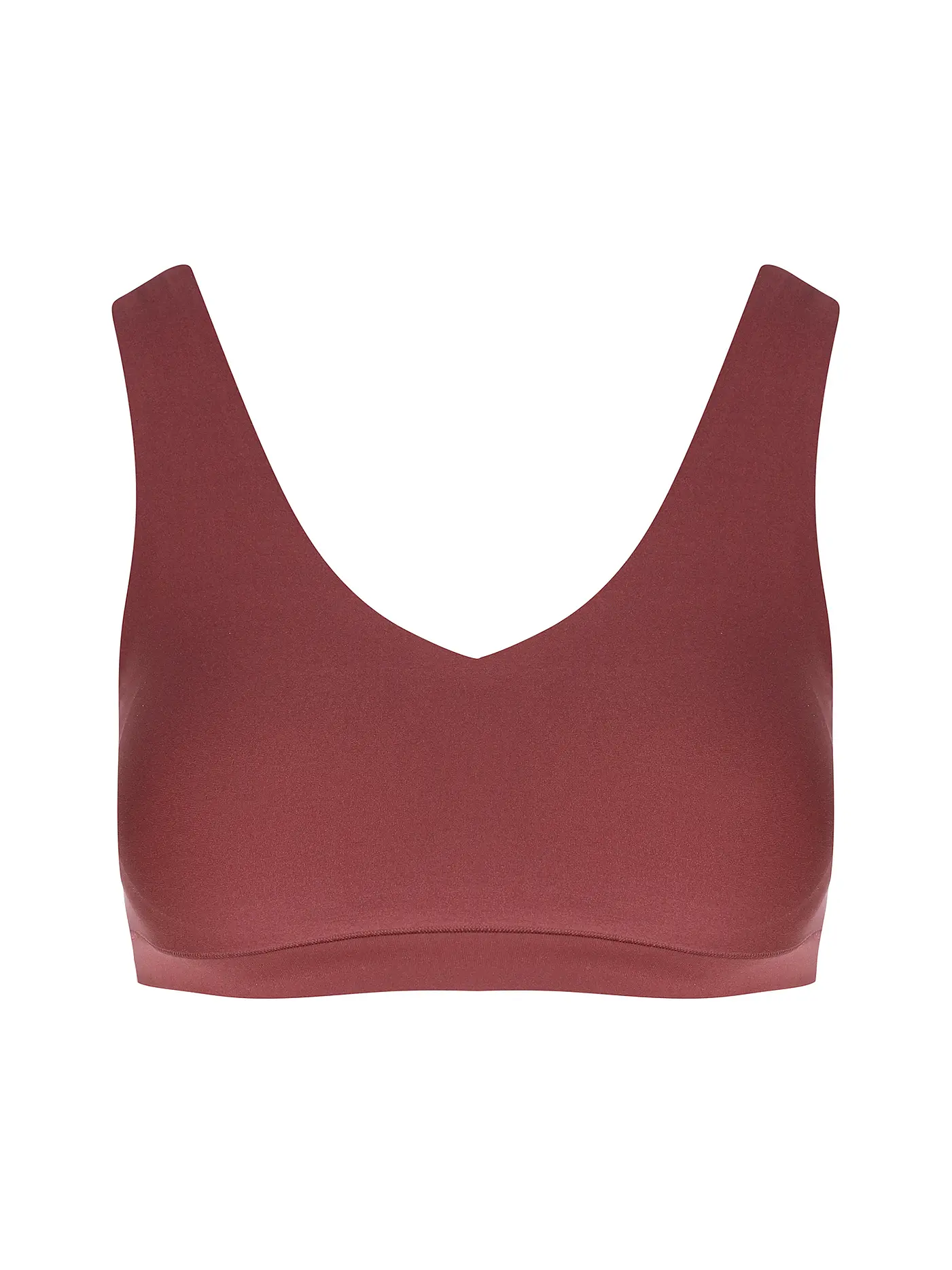 CHANTELLE | Bustier "Soft Stretch" (Nude) | dunkelrot